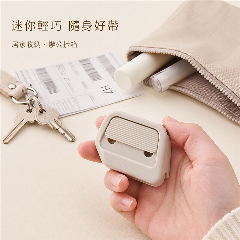 磁吸迷你快遞刀｜自動回彈陶瓷開箱刀｜便攜式小型美工刀