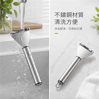 加厚不鏽鋼玉米刨｜家用手動鮮玉米剝離器｜廚房玉米脫粒工具