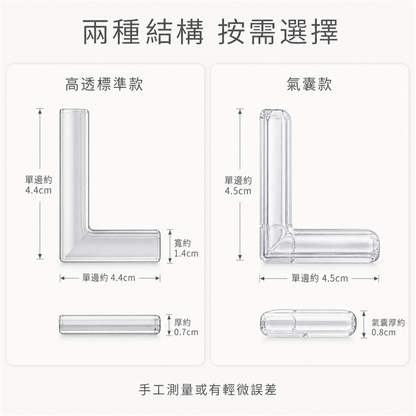 斷橋鋁窗防撞護角｜內開窗直角硅膠保護套｜全包式尖角安全貼